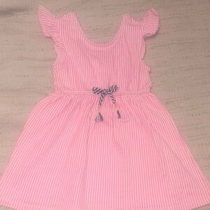 Girls Vince Camuto Pink Striped Dress size 6